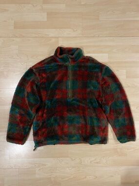 Vintage Quarter zip fleece sweater